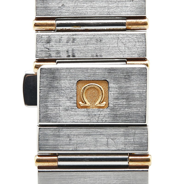 オメガ コンステレーション 腕時計 クオーツ ホワイト文字盤 ステンレススチール メッキ メンズ OMEGA 【中古】