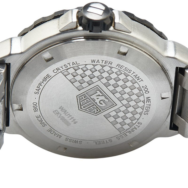 タグホイヤー フォーミュラ1 腕時計 WAU1114 クオーツ ブラック文字盤 ステンレススチール メンズ TAG HEUER 【中古】