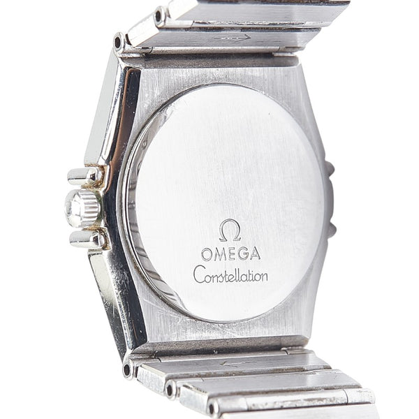 オメガ コンステレーション 腕時計 クオーツ シルバー文字盤 ステンレススチール レディース OMEGA 【中古】