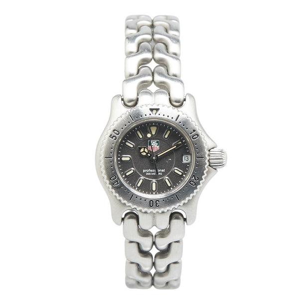 タグホイヤー セル 腕時計 WG1413-0 クオーツ グレー文字盤 ステンレススチール レディース TAG HEUER 【中古】