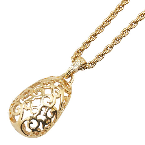 サンローラン ペンダントネックレス ゴールド メッキ レディース SAINT LAURENT 【中古】