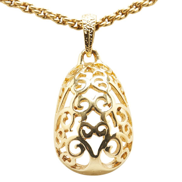 サンローラン ペンダントネックレス ゴールド メッキ レディース SAINT LAURENT 【中古】