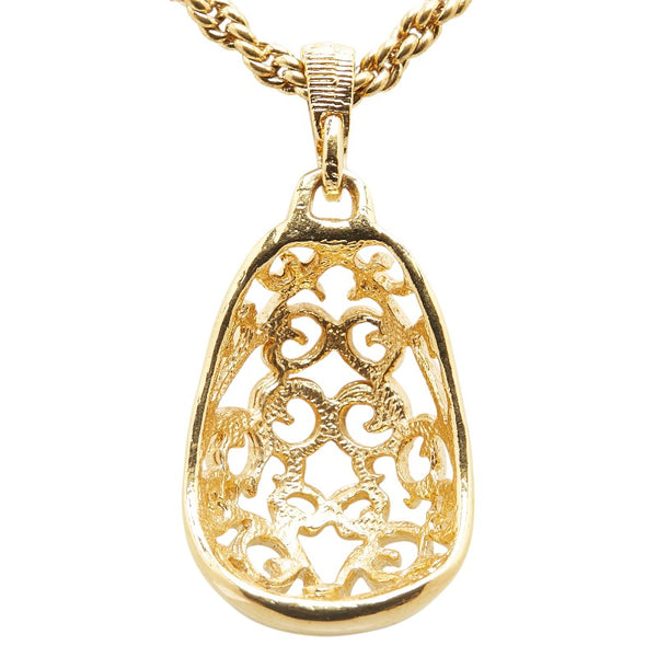 サンローラン ペンダントネックレス ゴールド メッキ レディース SAINT LAURENT 【中古】