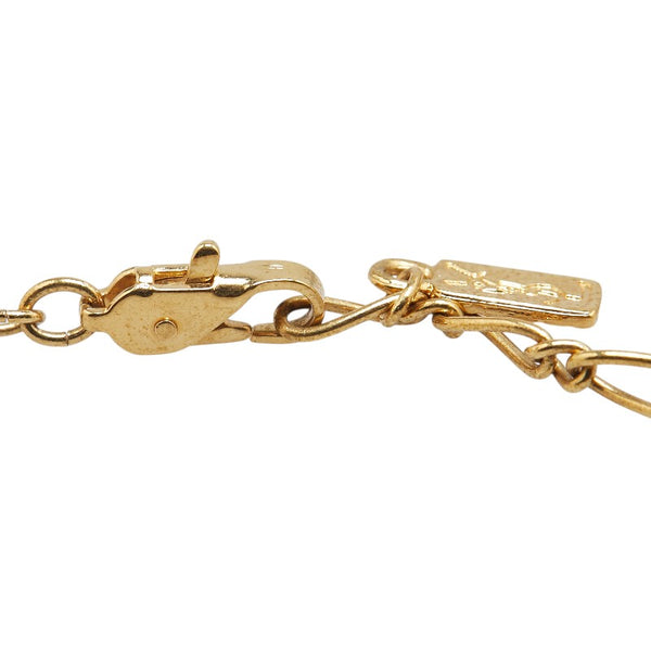 サンローラン ペンダントネックレス ゴールド メッキ レディース SAINT LAURENT 【中古】