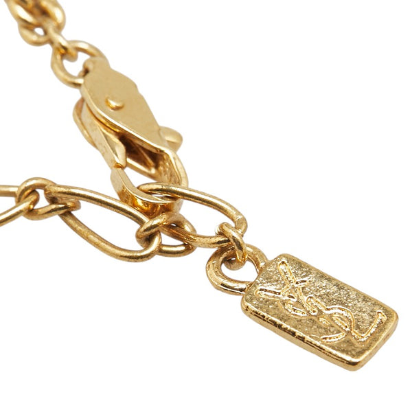 サンローラン ペンダントネックレス ゴールド メッキ レディース SAINT LAURENT 【中古】