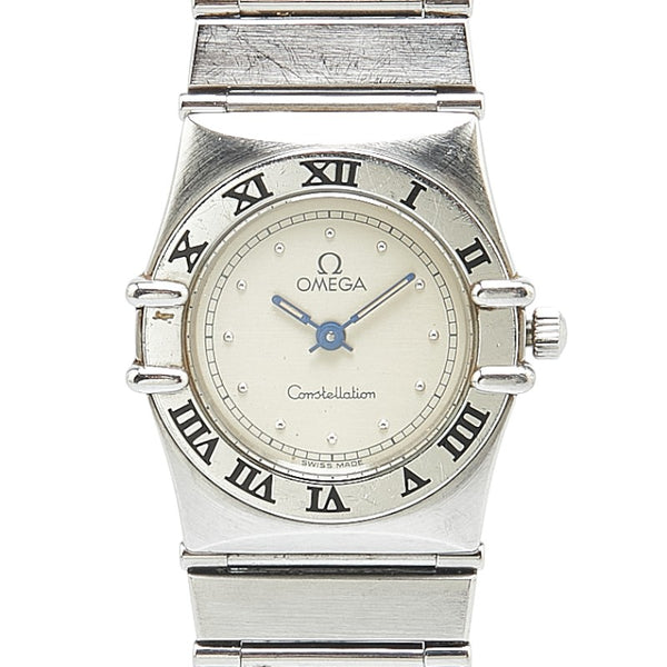 オメガ コンステレーション 腕時計 1570.30 クオーツ シルバー文字盤 ステンレススチール レディース OMEGA 【中古】