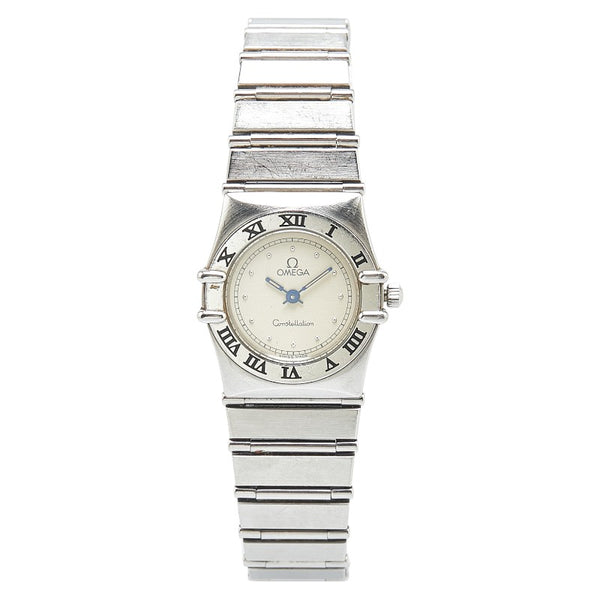 オメガ コンステレーション 腕時計 1570.30 クオーツ シルバー文字盤 ステンレススチール レディース OMEGA 【中古】