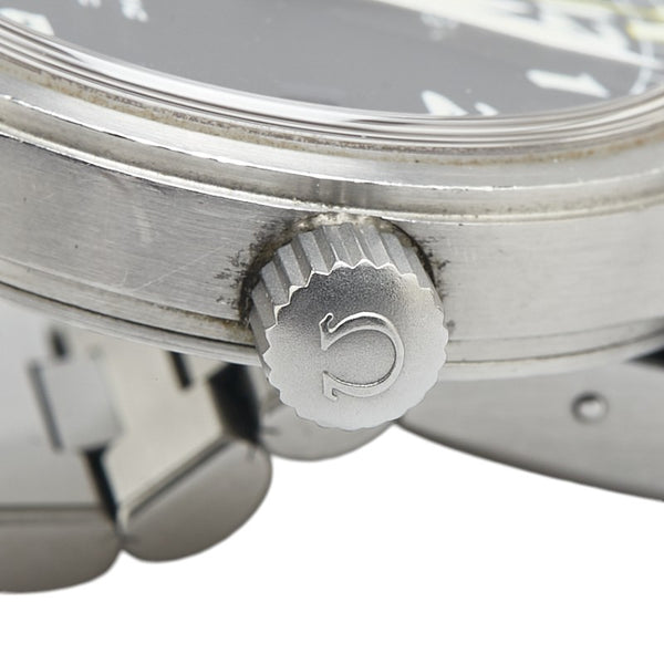 オメガ ダイナミック 腕時計 52005000 自動巻き ブラック文字盤 ステンレススチール メンズ OMEGA 【中古】