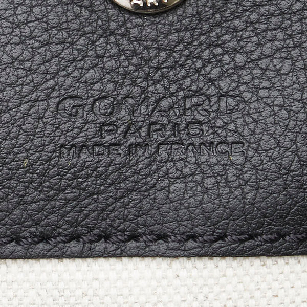 ゴヤール サンルイPM トートバッグ ブラック PVC レザー レディース GOYARD 【中古】