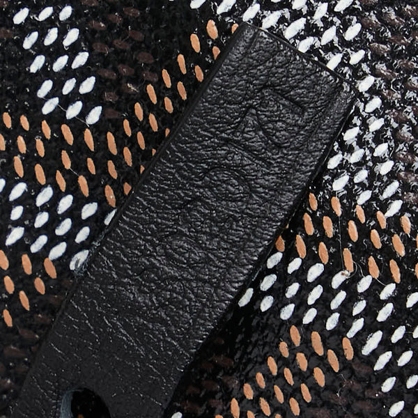 ゴヤール サンルイPM トートバッグ ブラック PVC レザー レディース GOYARD 【中古】