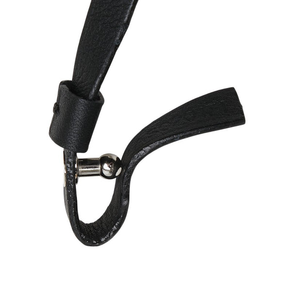 ゴヤール サンルイPM トートバッグ ブラック PVC レザー レディース GOYARD 【中古】