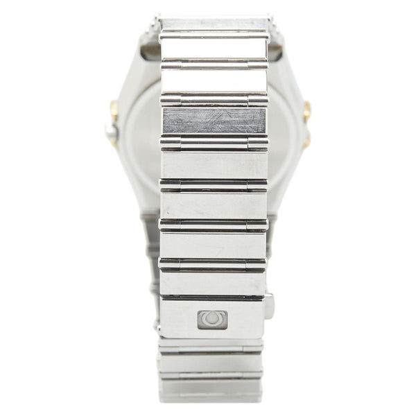 オメガ コンステレーション 腕時計 クオーツ ホワイト文字盤 ステンレススチール イエローゴールド メンズ OMEGA 【中古】