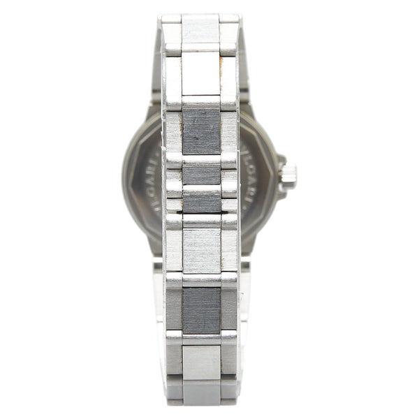 ブルガリ ディアゴノ 腕時計 LCV29S 自動巻き ホワイト文字盤 ステンレススチール レディース BVLGARI 【中古】