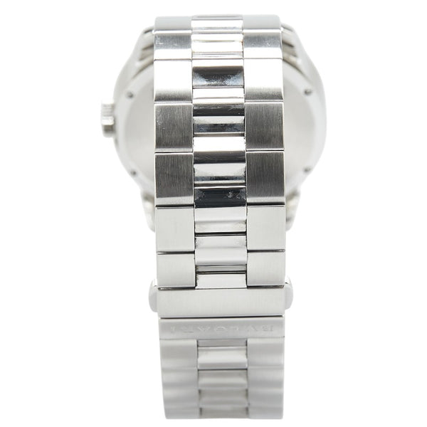 ブルガリ ソロテンポ 腕時計 ST37S クオーツ ブラック文字盤 ステンレススチール メンズ BVLGARI 【中古】