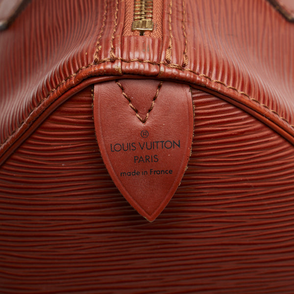 ルイ ヴィトン エピ スピーディ25 ハンドバッグ ミニボストンバッグ M43013 ケニアブラウン レザー レディース LOUIS VUITTON 【中古】