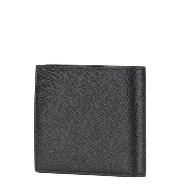 サンローラン 二つ折り財布 396303 ブラック レザー メンズ SAINT LAURENT 【中古】
