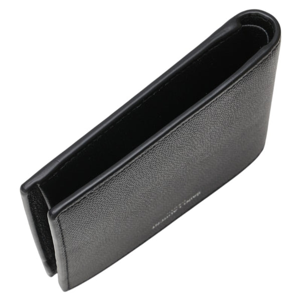 サンローラン 二つ折り財布 396303 ブラック レザー メンズ SAINT LAURENT 【中古】