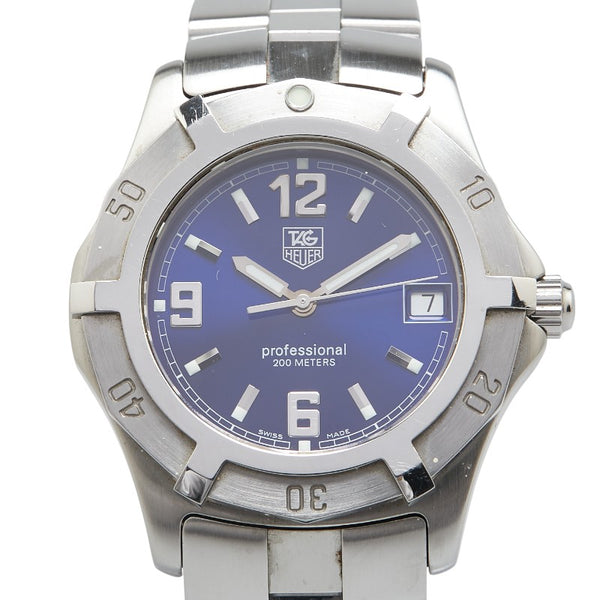タグホイヤー エクスクルーシブ 腕時計 WN1112 クオーツ ブルー文字盤 ステンレススチール メンズ TAG HEUER 【中古】