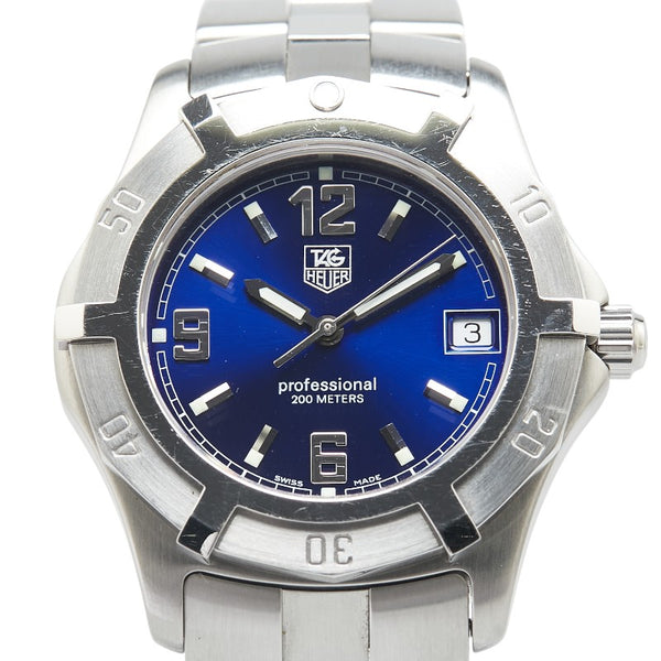 タグホイヤー エクスクルーシブ 腕時計 WN1112 クオーツ ブルー文字盤 ステンレススチール メンズ TAG HEUER 【中古】