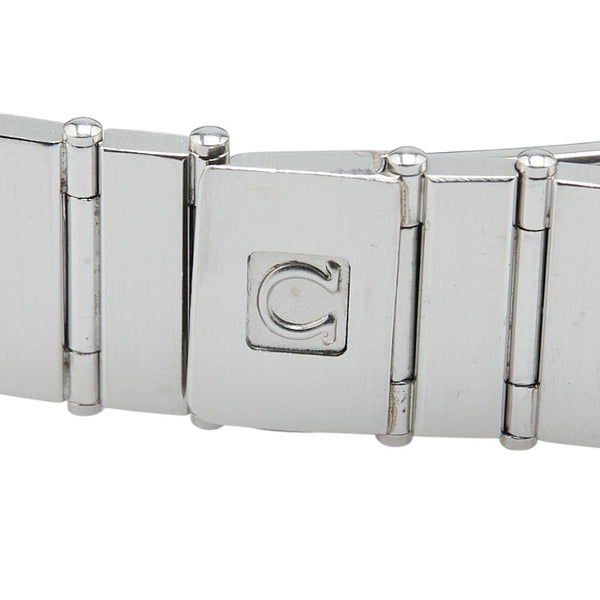 オメガ コンステレーション 腕時計 クオーツ ホワイト文字盤 ステンレススチール イエローゴールド レディース OMEGA 【中古】