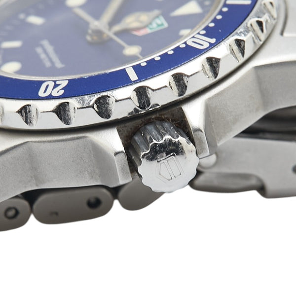 タグホイヤー 腕時計 WD1414-G-20 クオーツ ブルー文字盤 ステンレススチール レディース TAG HEUER 【中古】