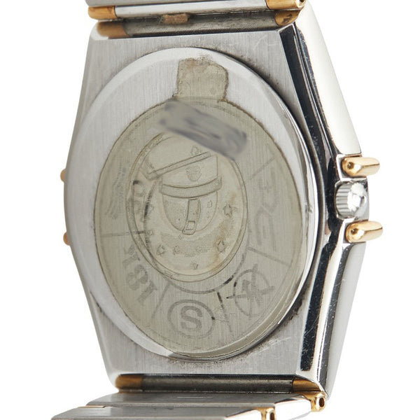 オメガ コンステレーション 腕時計 クオーツ ゴールド文字盤 ステンレススチール イエローゴールド メンズ OMEGA 【中古】