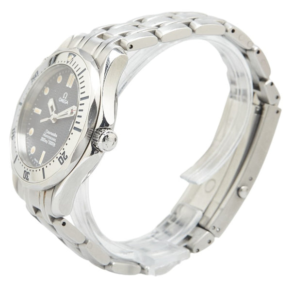 オメガ シーマスター300 腕時計 2562.80 クオーツ ブラック文字盤 ステンレススチール メンズ OMEGA 【中古】