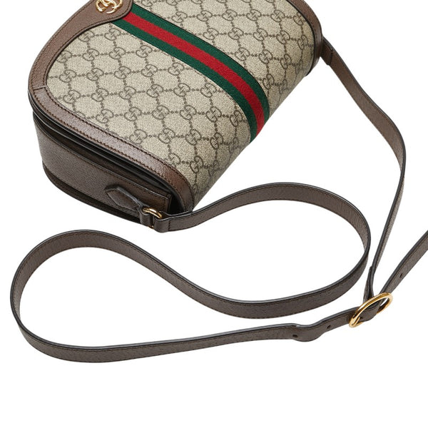 グッチ GGスプリーム オフィディア 斜め掛け ショルダーバッグ 601044 ベージュ マルチカラー PVC レザー レディース GUCCI 【中古】