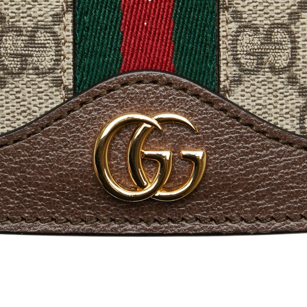 グッチ GGスプリーム オフィディア 斜め掛け ショルダーバッグ 601044 ベージュ マルチカラー PVC レザー レディース GUCCI 【中古】