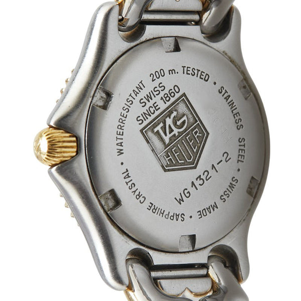 タグホイヤー セル 腕時計 WG1321-2 クオーツ ベージュ文字盤 ステンレススチール メッキ レディース TAG HEUER 【中古】