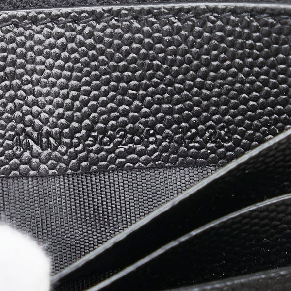 サンローラン イーストウエスト 二つ折り財布 コンパクトウォレット 556268 ブラック レザー メンズ SAINT LAURENT 【中古】