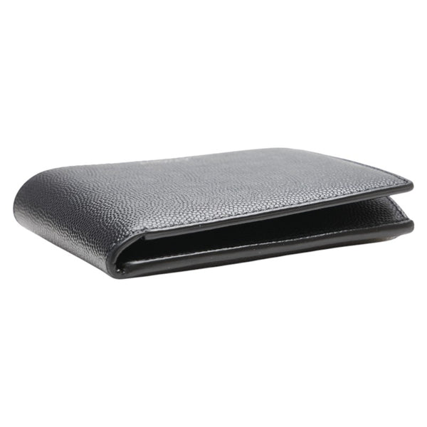 サンローラン イーストウエスト 二つ折り財布 コンパクトウォレット 556268 ブラック レザー メンズ SAINT LAURENT 【中古】