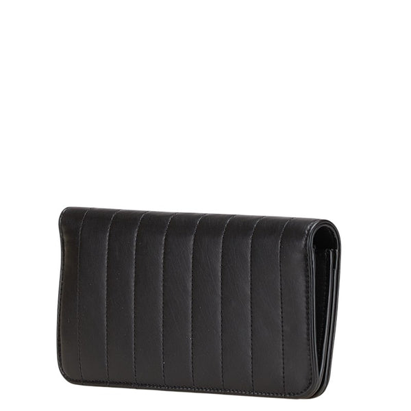 バレンシアガ モナコ 長財布 765428 ブラック レザー レディース BALENCIAGA 【中古】