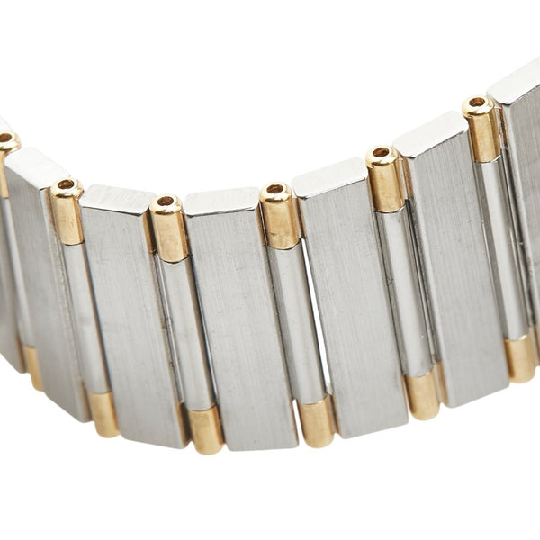 オメガ コンステレーション 腕時計 クオーツ ゴールド文字盤 ステンレススチール イエローゴールド メンズ OMEGA 【中古】