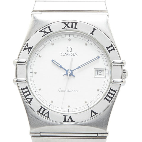 オメガ コンステレーション 腕時計 クオーツ シルバー文字盤 ステンレススチール メンズ OMEGA 【中古】