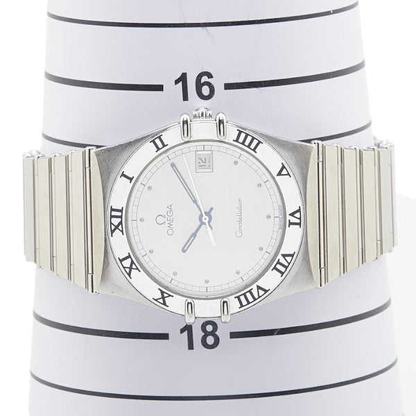 オメガ コンステレーション 腕時計 クオーツ シルバー文字盤 ステンレススチール メンズ OMEGA 【中古】