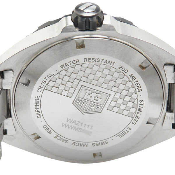 タグホイヤー フォーミュラ1 腕時計 WAZ1111 クオーツ ホワイト文字盤 ステンレススチール メンズ TAG HEUER 【中古】