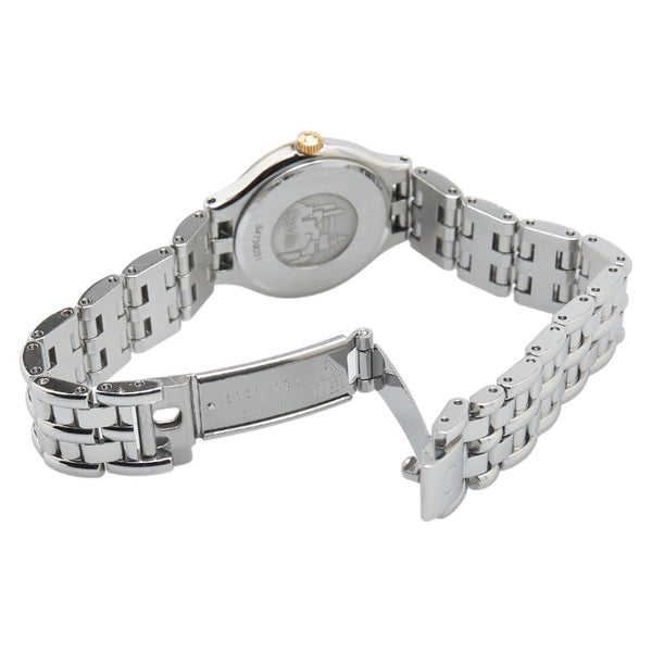 オメガ デビル 腕時計 クオーツ ゴールド文字盤 ステンレススチール イエローゴールド レディース OMEGA 【中古】