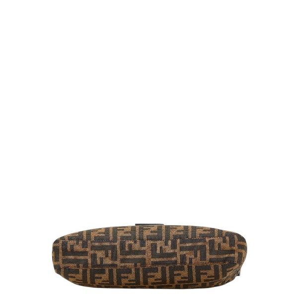 フェンディ ズッカ マンマバケット ワンショルダーバッグ 26569 ブラウン キャンバス レザー レディース FENDI 【中古】