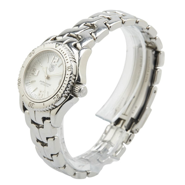タグホイヤー リンク 腕時計 WT141A クオーツ シルバー文字盤 ステンレススチール レディース TAG HEUER 【中古】