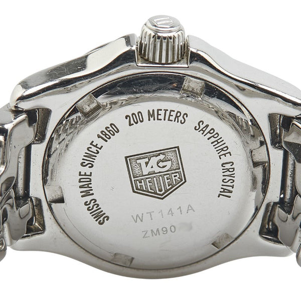 タグホイヤー リンク 腕時計 WT141A クオーツ シルバー文字盤 ステンレススチール レディース TAG HEUER 【中古】