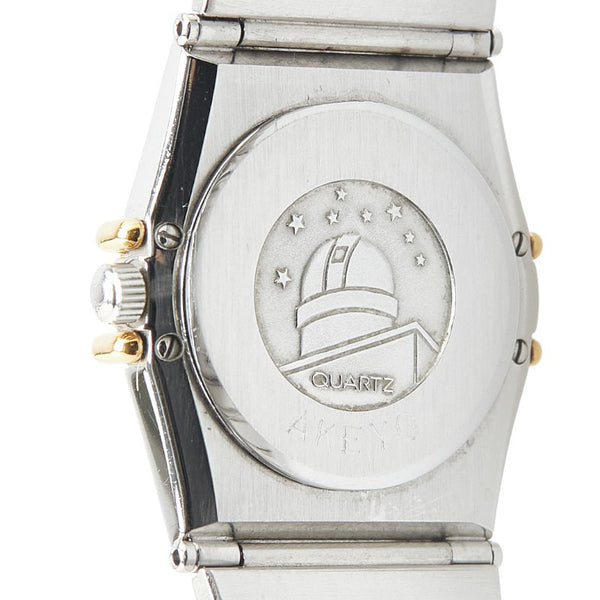 オメガ コンステレーション 腕時計 クオーツ ゴールド文字盤 ステンレススチール イエローゴールド レディース OMEGA 【中古】