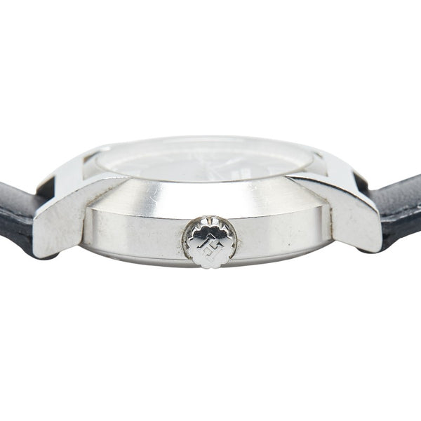 エルメス ノマード 腕時計 NO1.210 クオーツ グレー文字盤 ステンレススチール レザー レディース HERMES 【中古】