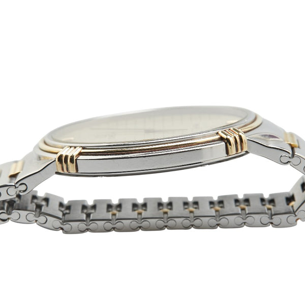 オメガ デビル 腕時計 クオーツ ゴールド文字盤 ステンレススチール メッキ メンズ OMEGA 【中古】