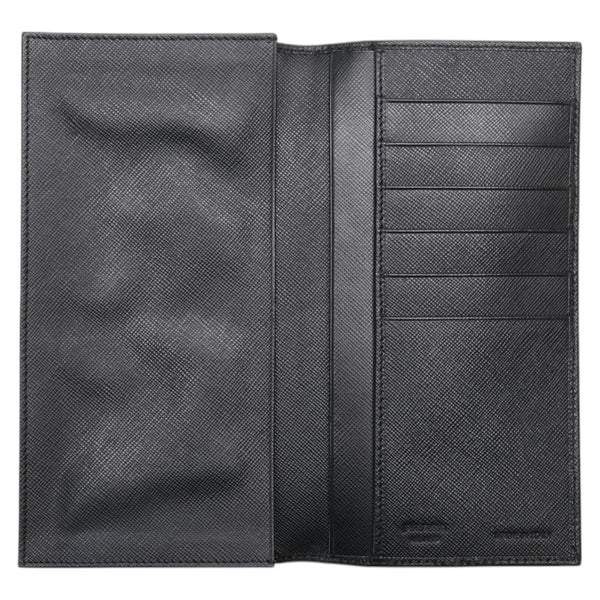 プラダ 札入れ 長財布 レザー メンズ PRADA 【中古】