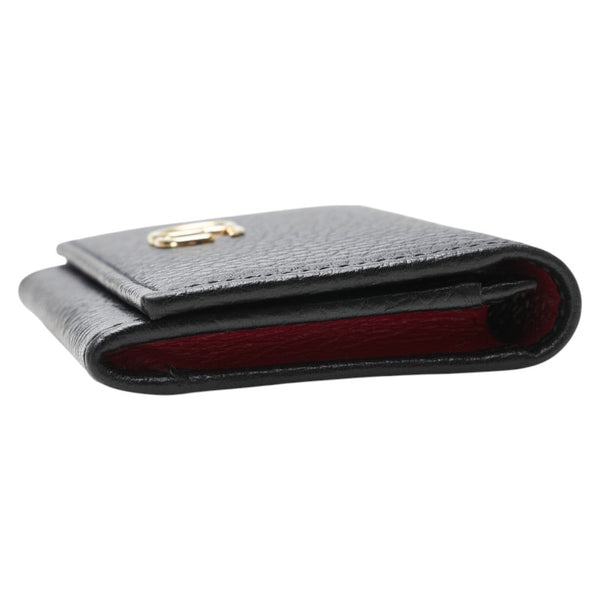 グッチ GGマーモント カードケース 739525 ブラック レザー レディース GUCCI 【中古】