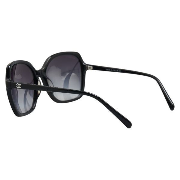 シャネル ココマーク サングラス ブラック プラスチック レディース CHANEL 【中古】