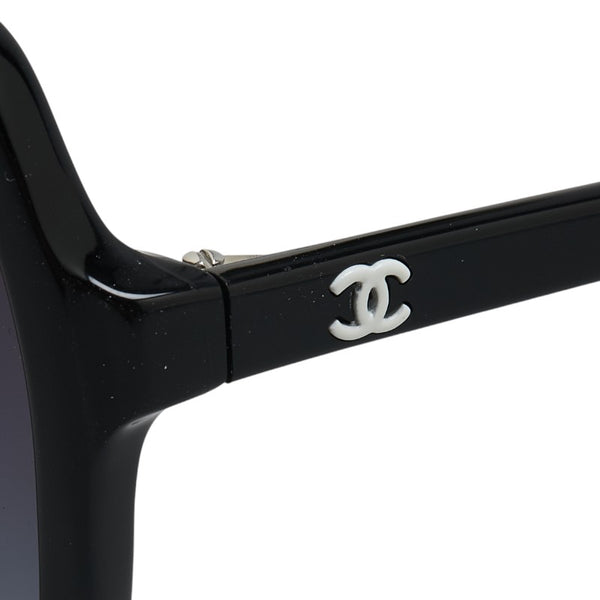 シャネル ココマーク サングラス ブラック プラスチック レディース CHANEL 【中古】