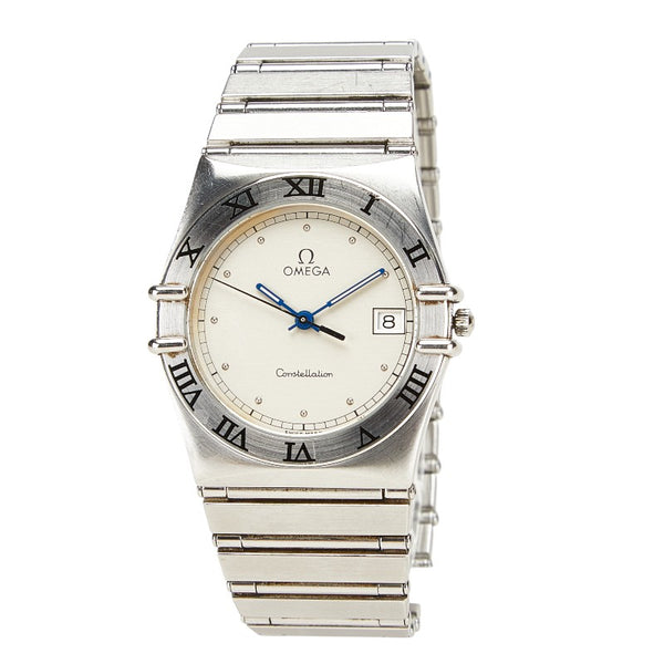 オメガ コンステレーション 腕時計 クオーツ シルバー文字盤 ステンレススチール メンズ OMEGA 【中古】