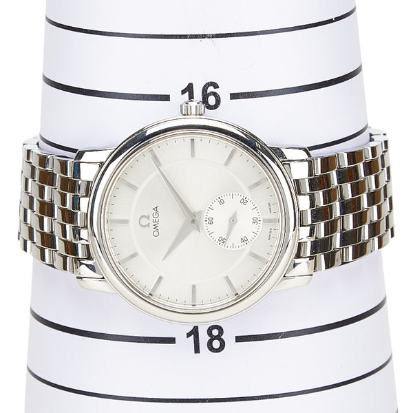 オメガ デビル プレステージ 腕時計 4520.31 手巻き シルバー文字盤 ステンレススチール メンズ OMEGA 【中古】